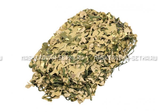 Массеть Camosystems Пейзаж-Профи Милитари 3D 1,8х3 м  – купить по цене 3850 руб. в интернет-магазине в городе Новосибирск картинка 1