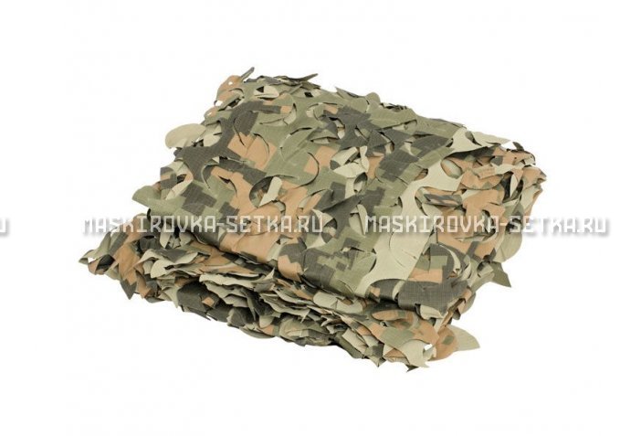 Сетка Camosystems Пейзаж Полынь 3D 2,4х3 м  – купить по цене 3100 руб. в интернет-магазине в городе Новосибирск картинка 1