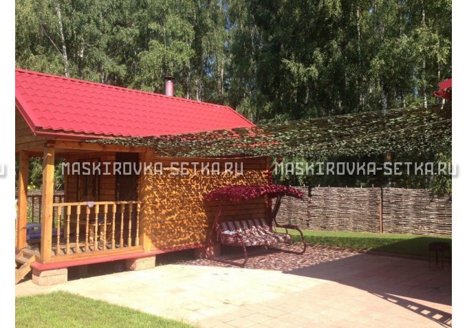 Маскировочная сеть Лес 3х6 м без антипирена – купить по цене 4400 руб. в интернет-магазине в городе Новосибирск картинка 7