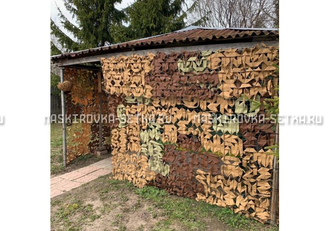 Маскировочная сеть МКТ-2П Поле 3х6 м – купить по цене 4400 руб. в интернет-магазине в городе Новосибирск картинка 2