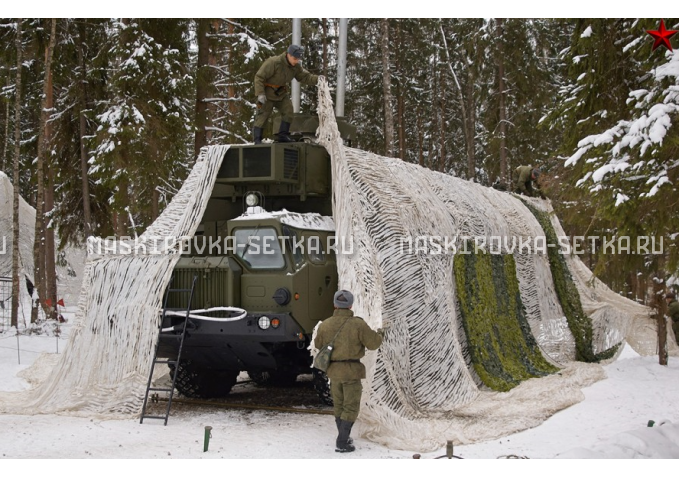 Маскировочный комплект МКТ-2С Снег 12х18 м без АП – купить по цене 58200 руб. в интернет-магазине в городе Новосибирск картинка 8