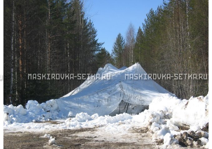Маскировочная сеть МКТ-2С Снег 3х6 м – купить по цене 4400 руб. в интернет-магазине в городе Новосибирск картинка 3