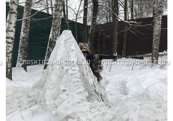 Маскировочная сеть МКТ-2С Снег 3х6 м – купить по цене 4400 руб. в интернет-магазине в городе Новосибирск картинка 2